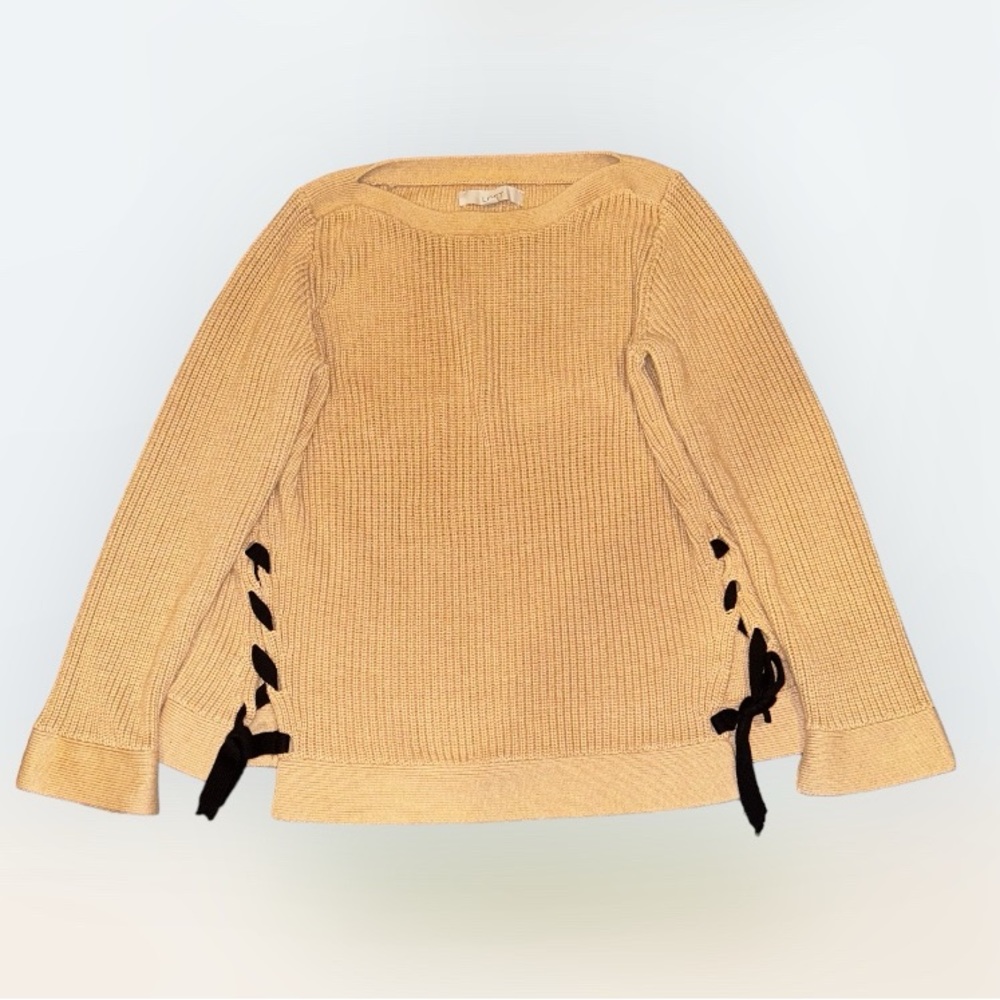 LOFT tan sweater